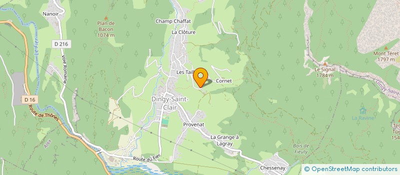 localisation de l'entreprise SARL LAFRASSE ET FILS  DINGY-SAINT-CLAIR