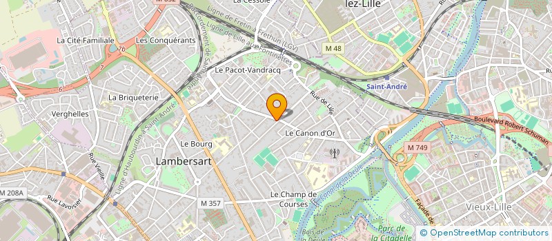 localisation de l'entreprise SARL LAGACHE à LAMBERSART
