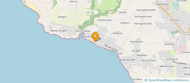 localisation de l'entreprise SARL LAGADIC  PLOZEVET