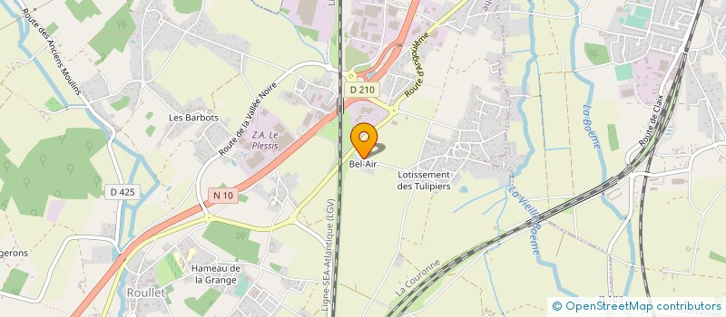 localisation de l'entreprise SARL LAGARDE & DE MAGALHAES à LA COURONNE