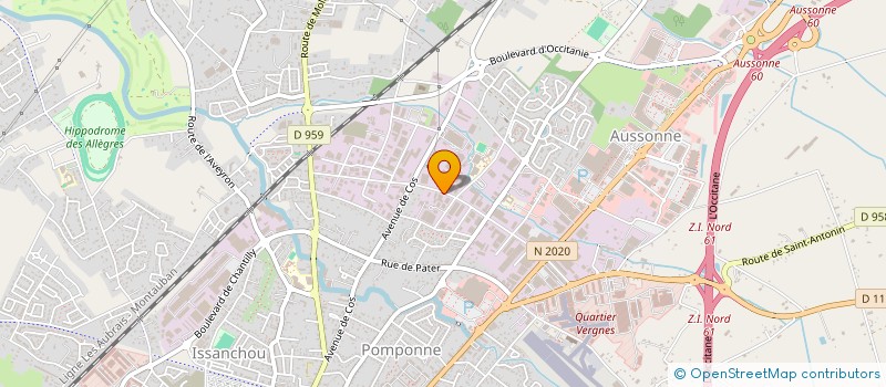 localisation de l'entreprise SARL LAGARRIGUE à MONTAUBAN