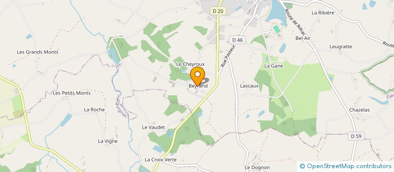 localisation de l'entreprise SARL LAGARVAL  FLAVIGNAC