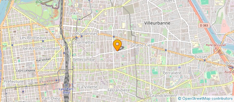 localisation de l'entreprise SARL LAGNIEN à VILLEURBANNE