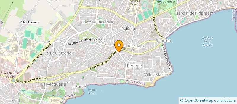 localisation de l'entreprise SARL LAGOTIN à SAINT-NAZAIRE