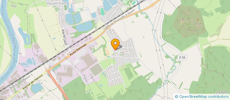 localisation de l'entreprise SARL LAGRANGE  BASSE-HAM