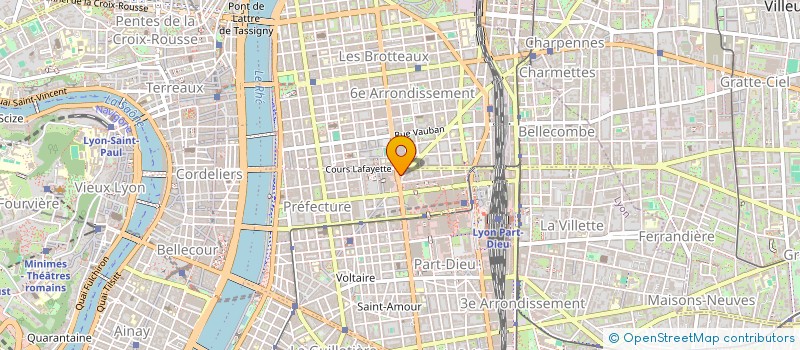 localisation de l'entreprise SARL LAGRANGE  LYON