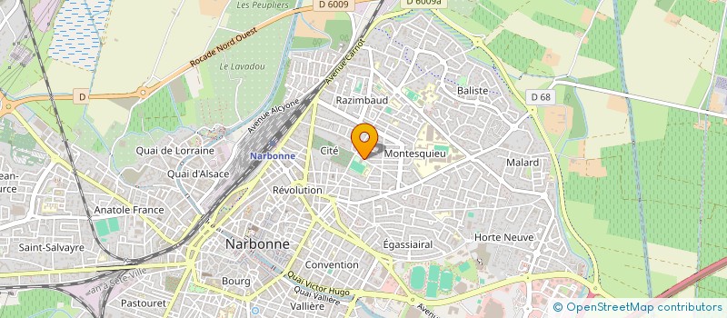 localisation de l'entreprise SARL LAGUNA BEACH  NARBONNE