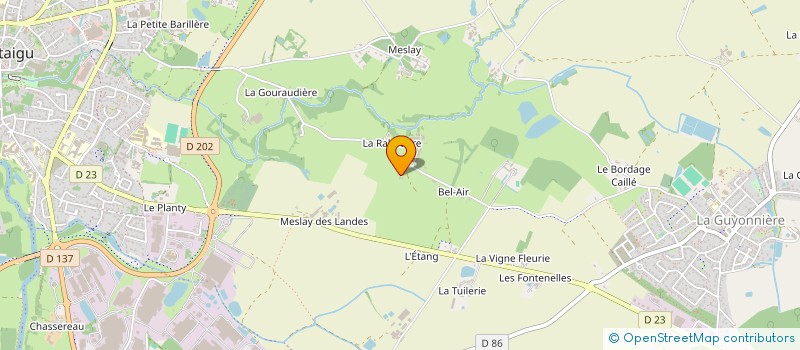 localisation de l'entreprise SARL LAINE à MONTAIGU-VENDEE