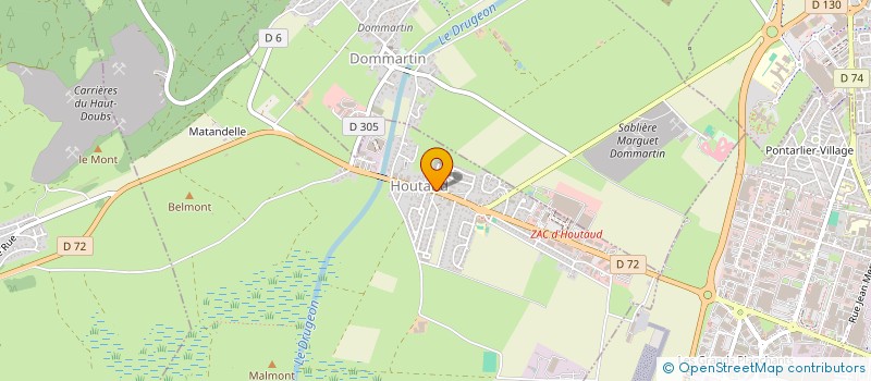 localisation de l'entreprise SARL LAISSUE PRECISION à HOUTAUD