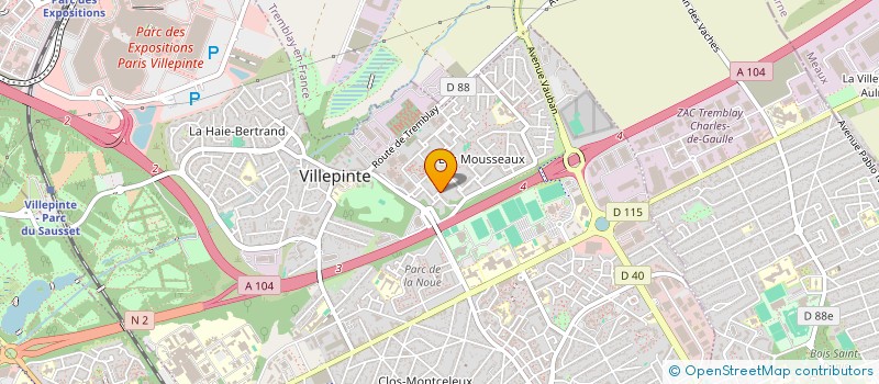 localisation de l'entreprise SARL LAJILI MOBILIER à VILLEPINTE