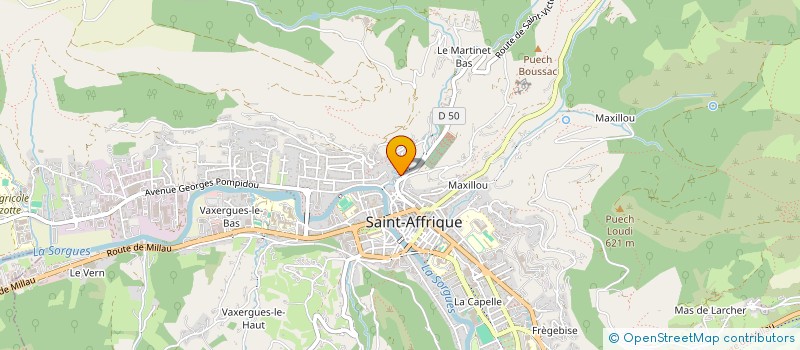 localisation de l'entreprise SARL LAJOIE MICHEL  SAINT-AFFRIQUE