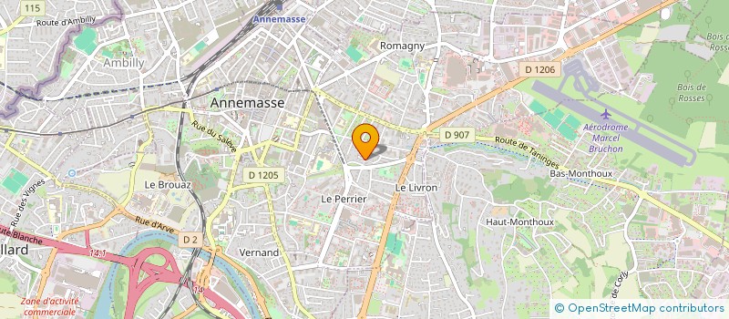 localisation de l'entreprise SARL LALE GUNES  ANNEMASSE