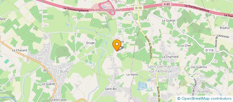 localisation de l'entreprise SARL LALEOUS  BULLY