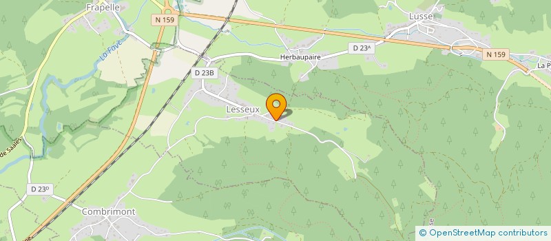 localisation de l'entreprise SARL LALLEMAND à LESSEUX