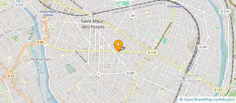 localisation de l'entreprise SARL LAMA CONSEIL  SAINT-MAUR-DES-FOSSES