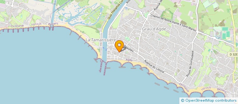 localisation de l'entreprise SARL LAMAR à AGDE