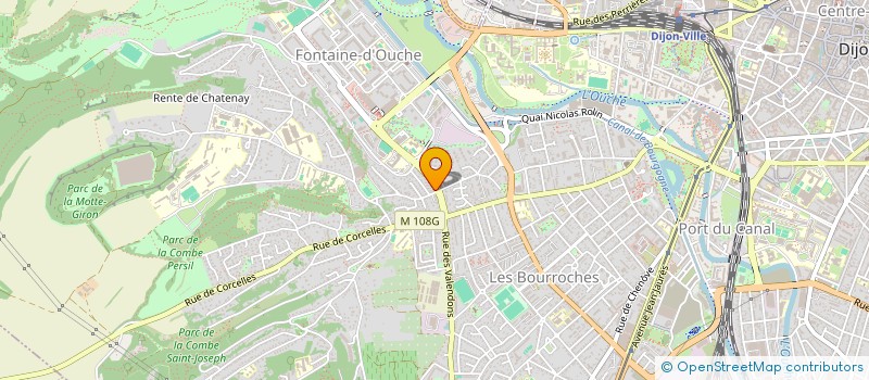 localisation de l'entreprise SARL LAMARCHE COIFFURES à DIJON