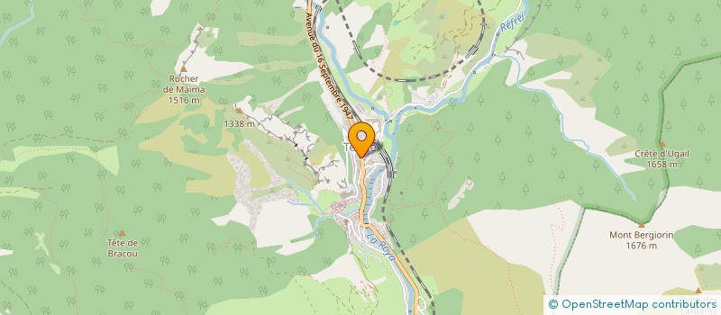 localisation de l'entreprise SARL LAMARTINE  TENDE