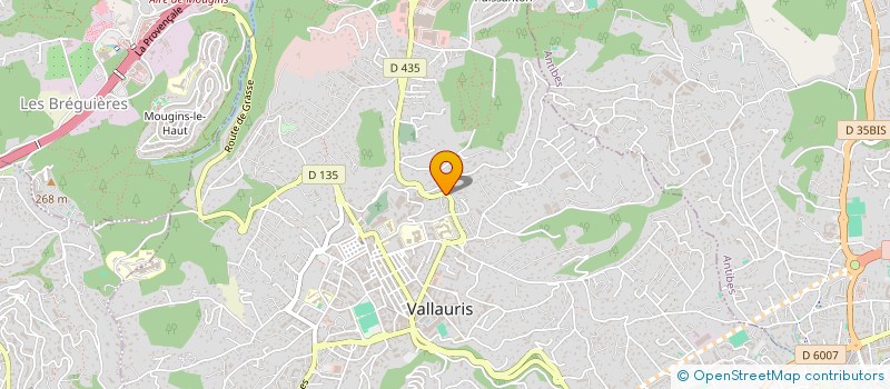 localisation de l'entreprise SARL LAMARTINE  VALLAURIS