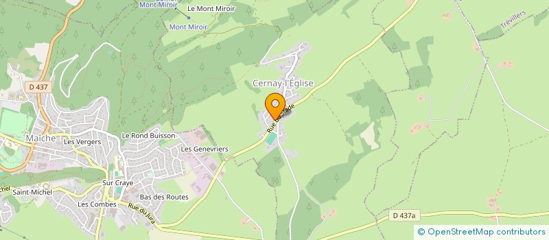 localisation de l'entreprise SARL LAMBERT MARTIAL  MAICHE