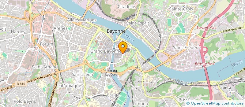 localisation de l'entreprise SARL LAMI à BAYONNE