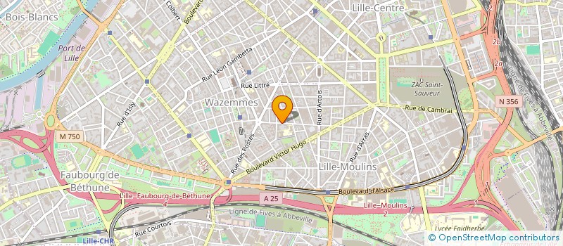 localisation de l'entreprise SARL LAMINE à LILLE