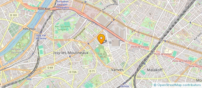 localisation de l'entreprise SARL LAMODIERE  VANVES