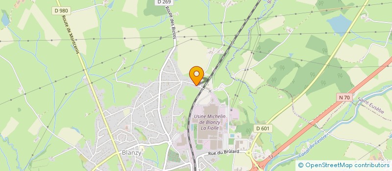 localisation de l'entreprise SARL LAMONTAGNE à BLANZY