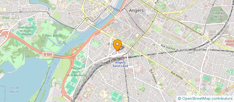localisation de l'entreprise SARL LAMOUREUX à ANGERS