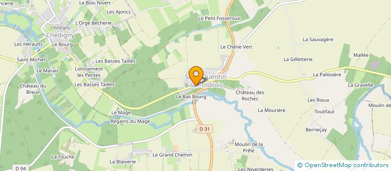 localisation de l'entreprise SARL LAMY à SAINT-QUENTIN-SUR-INDROIS
