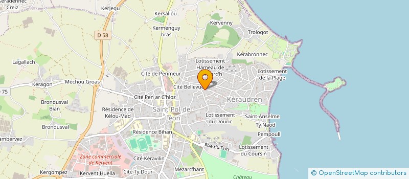 localisation de l'entreprise SARL LAMY  LANDIVISIAU