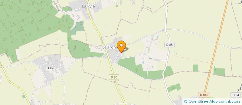 localisation de l'entreprise SARL LAMY PATRICE  LE TRONCQ