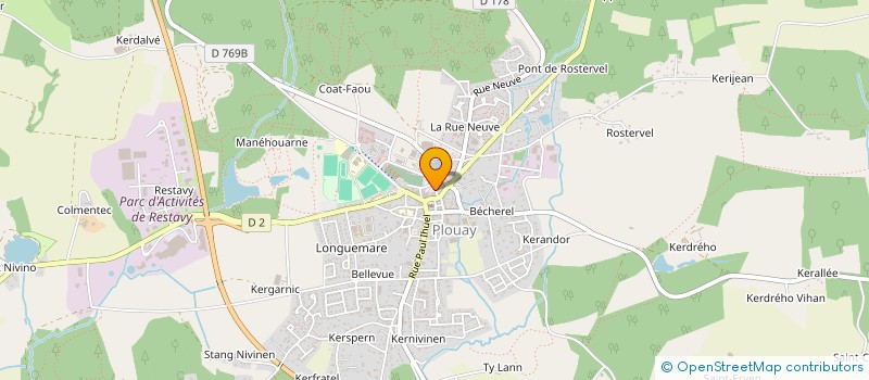 localisation de l'entreprise SARL LANCHEC  PLOUAY