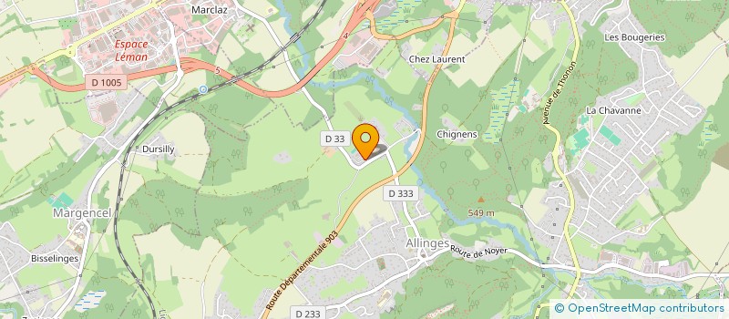 localisation de l'entreprise SARL LANCHES THONON à THONON LES BAINS