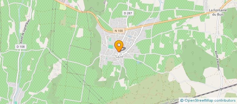 localisation de l'entreprise SARL LAND  ROCHEFORT-DU-GARD