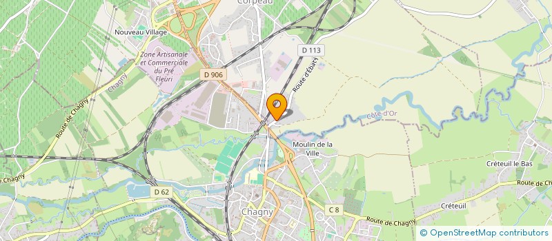 localisation de l'entreprise SARL LANDRIOT ELECTRICITE à CORPEAU