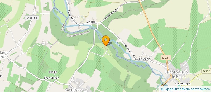 localisation de l'entreprise SARL LANDRY à GERMIGNAC