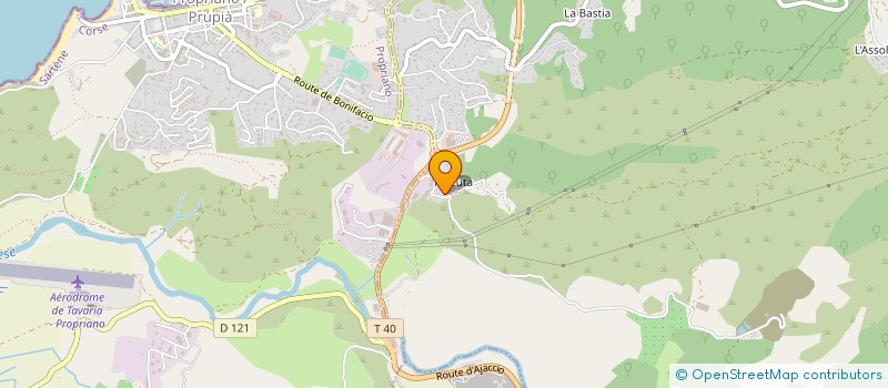 localisation de l'entreprise SARL LANFRANCHI ENVIRONNEMENT  PROPRIANO