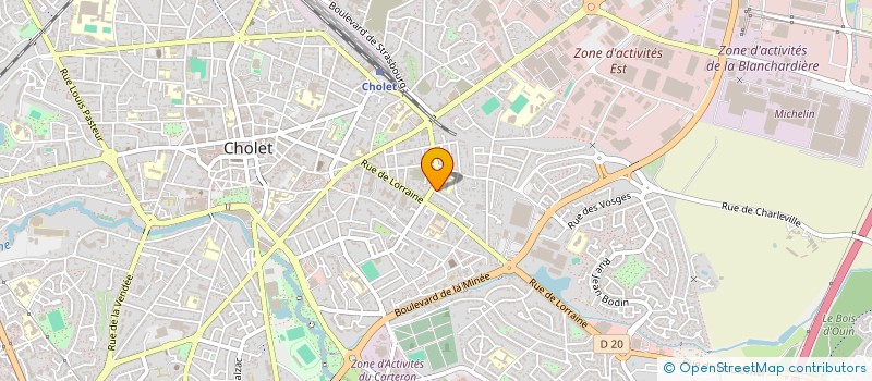 localisation de l'entreprise SARL LANG TRICOT à CHOLET