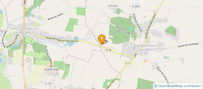 localisation de l'entreprise SARL LANGERON CHARCUTIER TRAITEUR  VIGNOUX-SOUS-LES-AIX