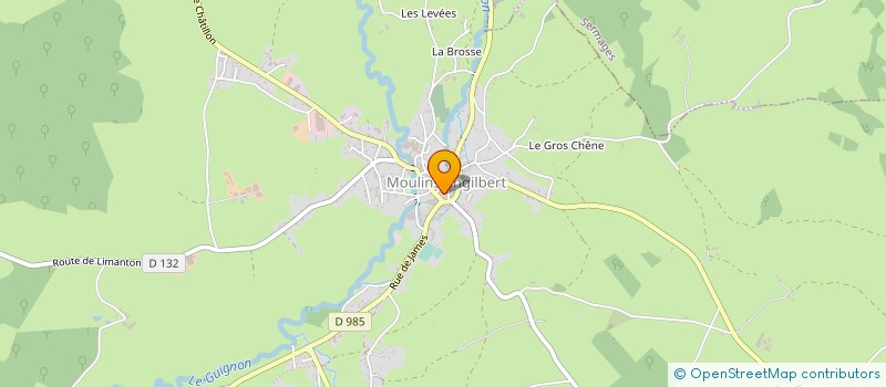 localisation de l'entreprise SARL LANGEVIN NK à MOULINS-ENGILBERT
