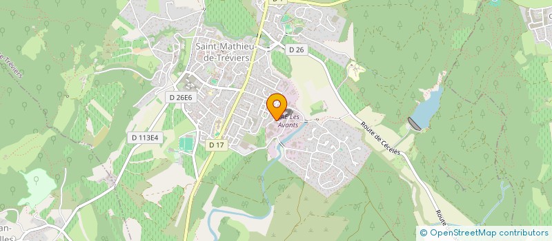 localisation de l'entreprise SARL LANGUEDOC AUTO CONTROLE  SAINT-MATHIEU-DE-TREVIERS