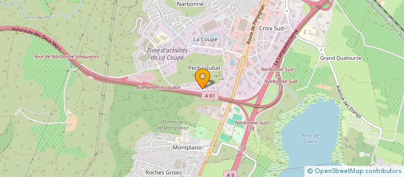 localisation de l'entreprise SARL LANGUEDOC CHIMIE à NARBONNE