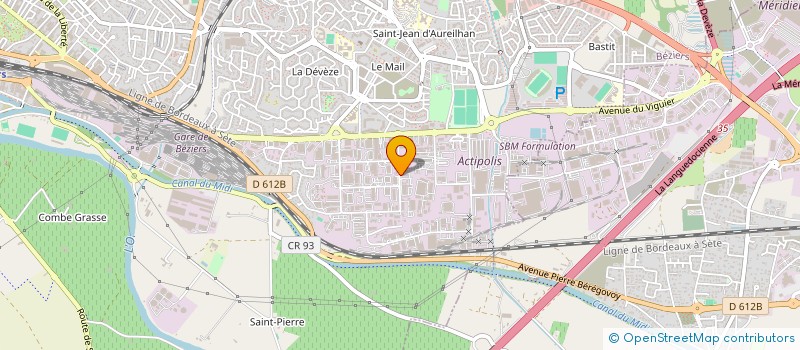 localisation de l'entreprise SARL LANGUEDOC DIFFUSION à BEZIERS