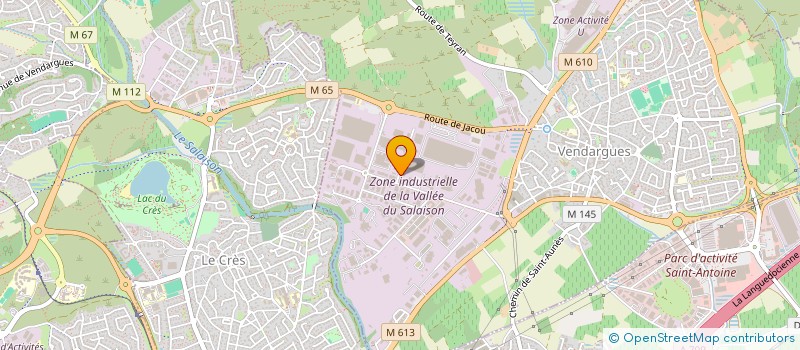 localisation de l'entreprise SARL LANGUEDOCIENNE DE PIERRE à VENDARGUES