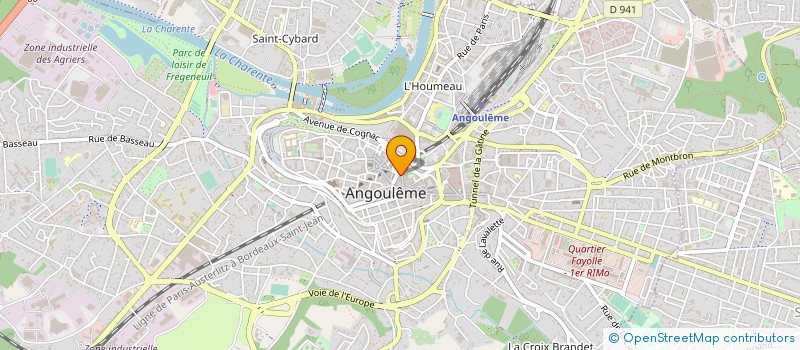 localisation de l'entreprise SARL LANGUI à ANGOULEME