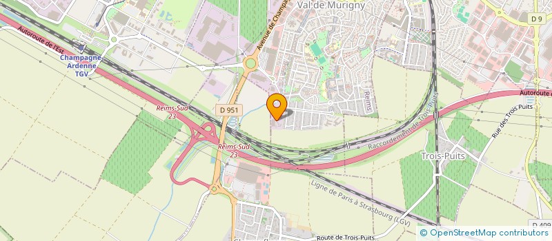 localisation de l'entreprise SARL LANNEAU à REIMS