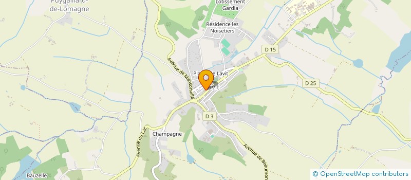 localisation de l'entreprise SARL LANNES PATRICE  LAVIT