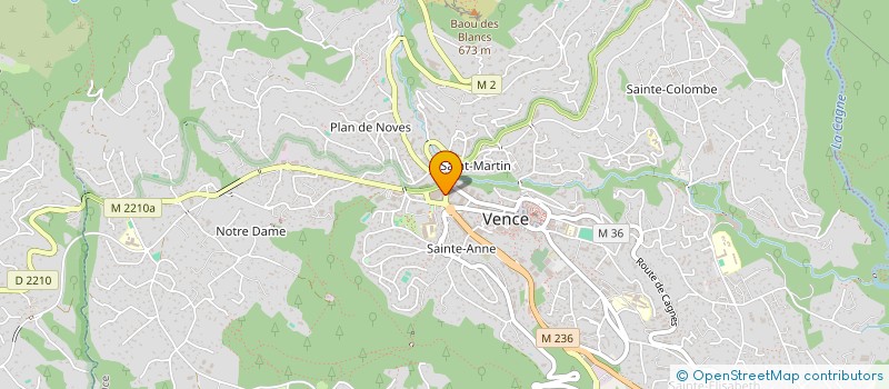 localisation de l'entreprise SARL LANTERI à VENCE