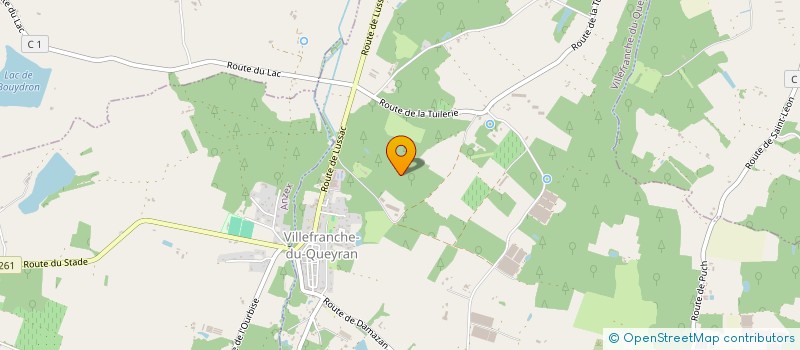 localisation de l'entreprise SARL LANTIC ENERGIE  VILLEFRANCHE-DU-QUEYRAN